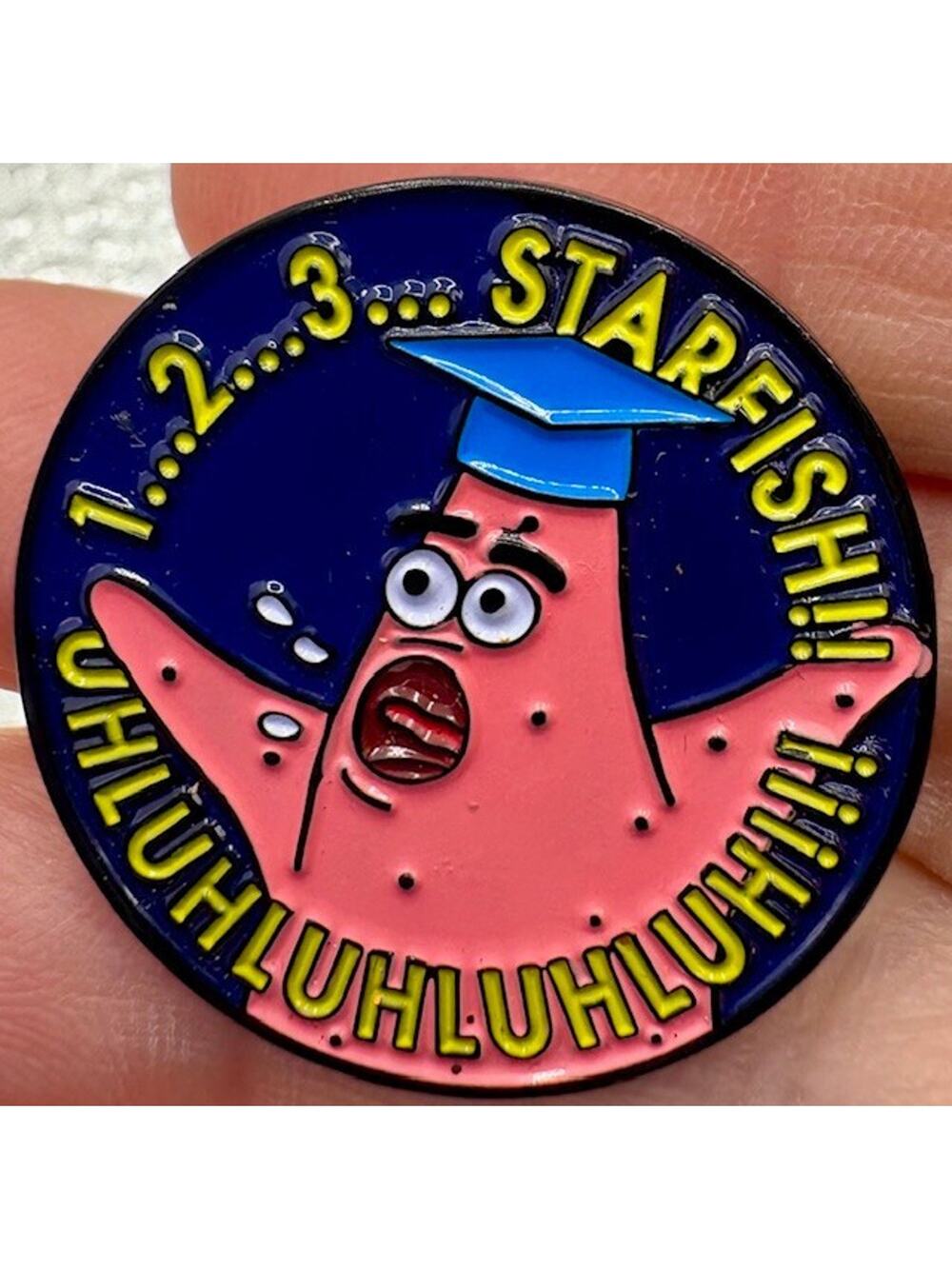 Walmart Pin - 1 2 3 Starfish - Hogeye 2018 Backside